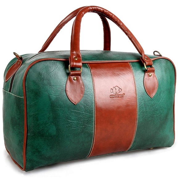 clownfish Handbags - Clownfish leather unisex weekend travel bag